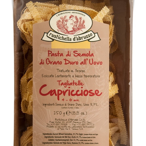 Rustichella Pasta Tagliatelle Capriciosse 250gr