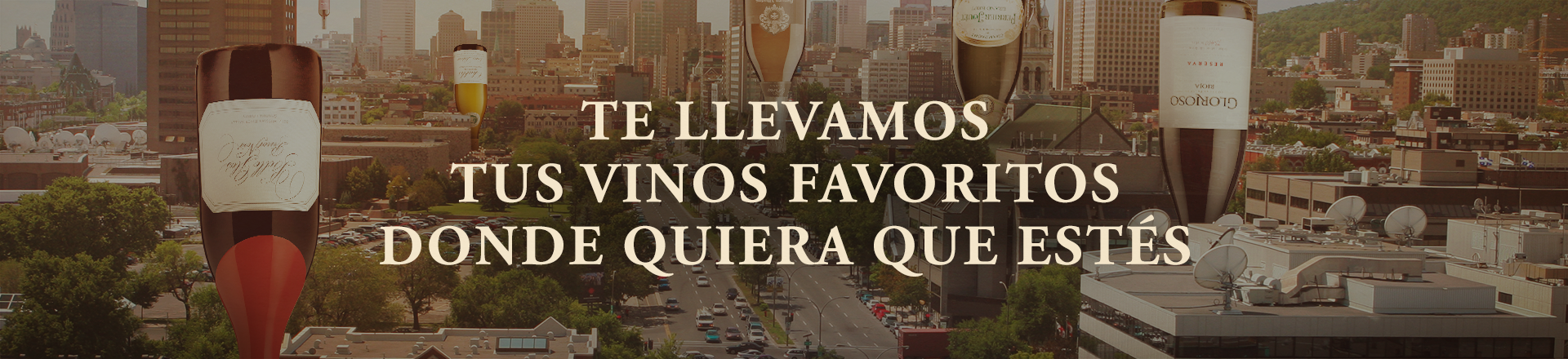 TE LLEVAMOS TUS VINOS FAVORITOS DONDE QUIERA QUE ESTES
