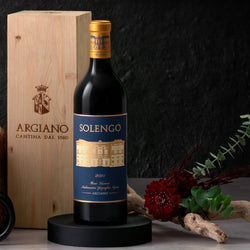 Estuche Madera 1 Botella Argiano Solengo
