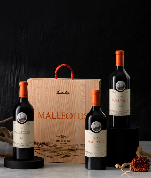 Estuche Madera con 3 Emilio Moro Malleolus