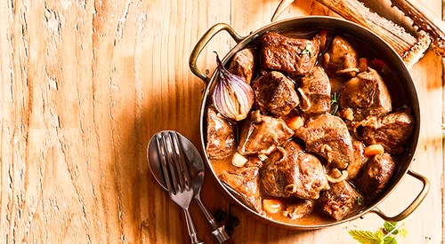 Carnes estofadas/Salsas