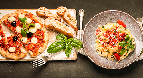 Pizza y pasta