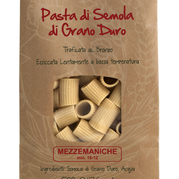 Rustichella Pasta Mezzemaniche 500gr