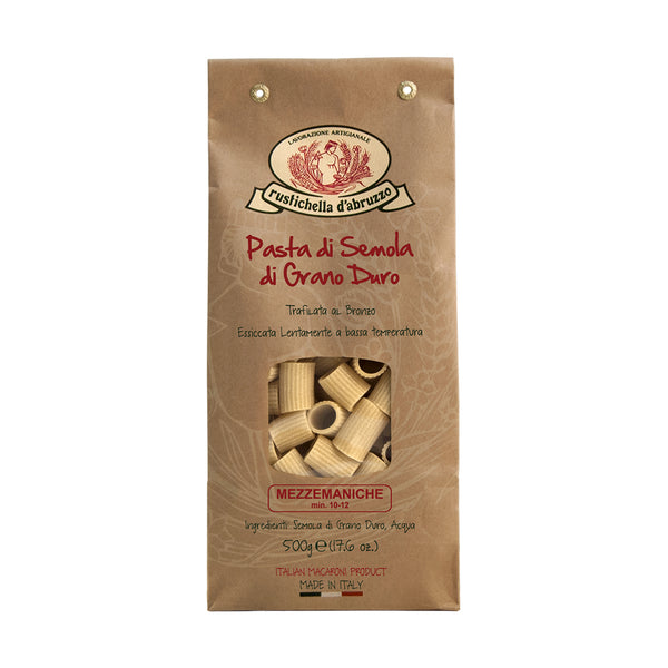 Rustichella Pasta Mezzemaniche 500gr