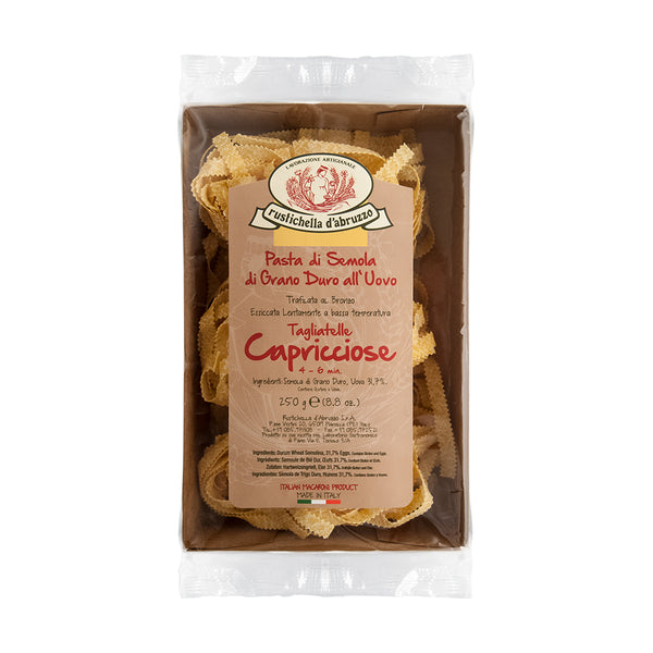 Rustichella Pasta Tagliatelle Capriciosse 250gr